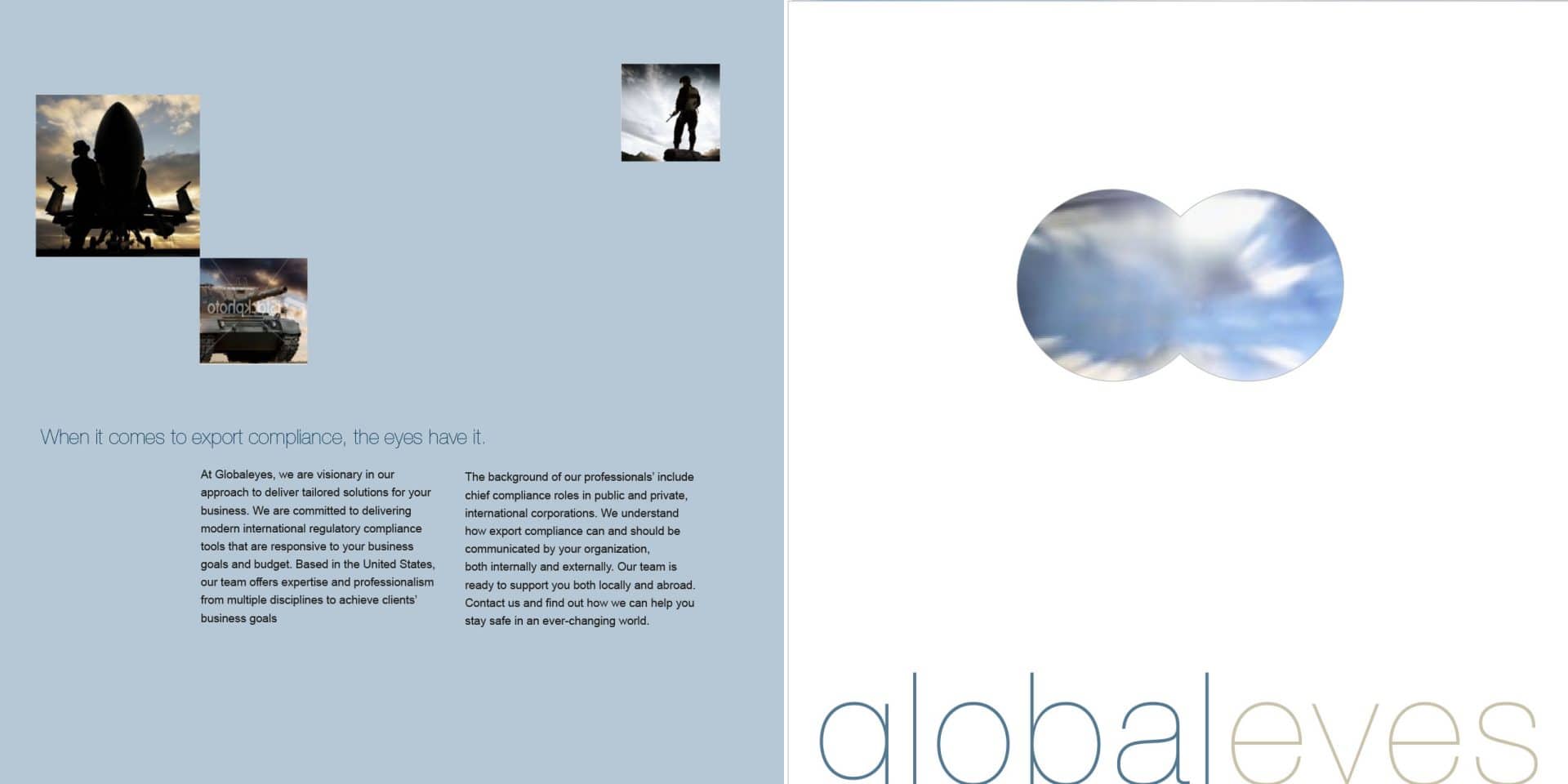 Globaleyes Brochure Spread
